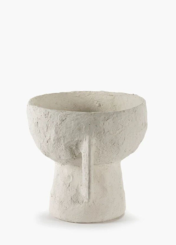 Serax Vase White Earth Beyaz Seramik Dekoratif Obje 23 cm - 4