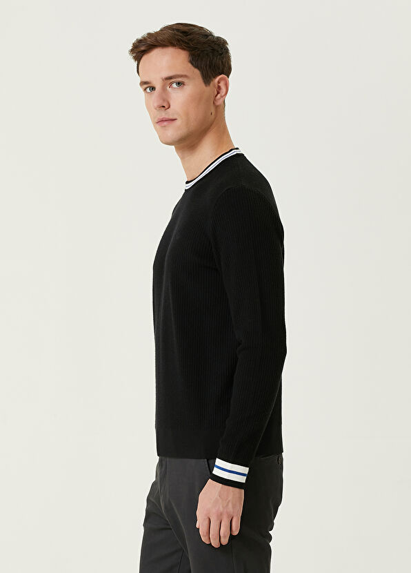 Beymen Club Black Knit Textured Sweater - 4