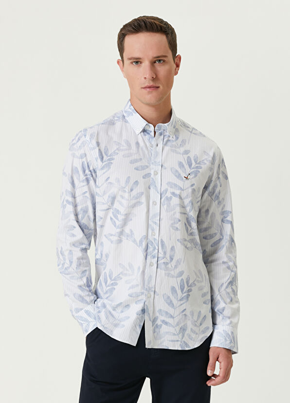 Beymen Club Slim Fit Mavi Gömlek - 1