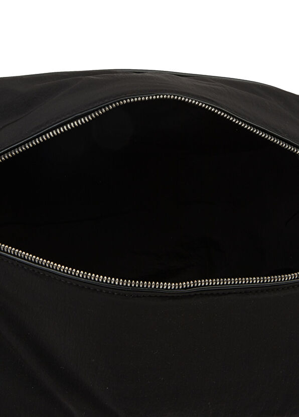 Bottega Veneta Siyah Logo Detaylı Erkek Bel Çantası - 4