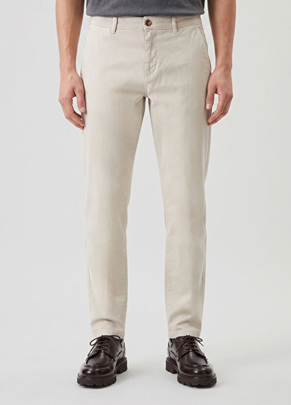 Beymen Club Regular Fit Beige Slim Chinos - 2