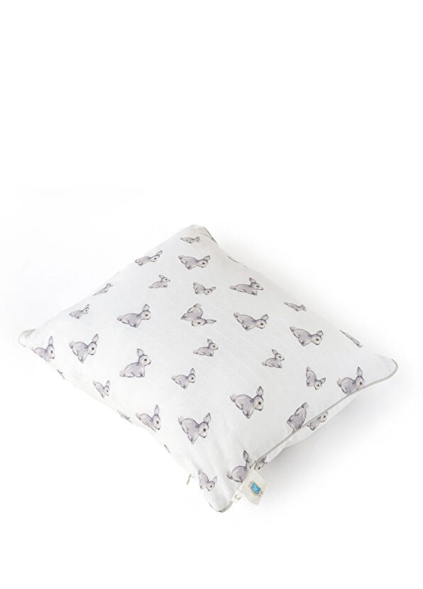 Deux Lapins Iconique Lapin Müslin Bebek Yastığı 45x35 cm - 2