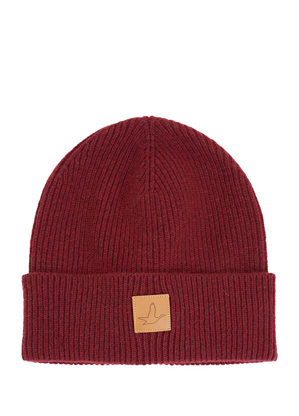 Beymen Club Burgundy Ribs Women's Wool Beanie - 1
