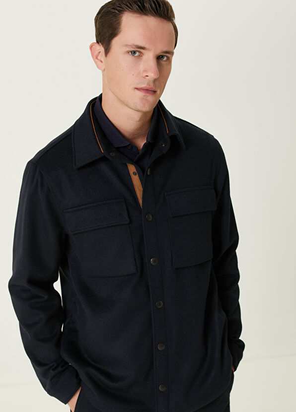 Beymen Club Lacivert Dış Gömlek - 2