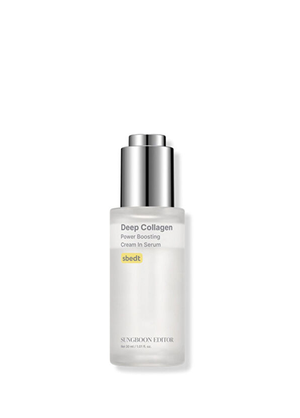 Sungboon Editor Deep Collagen Power Boosting Cream Collagen Containing Plump and Glass Skin Effect Skin Serum 30 ml - 1