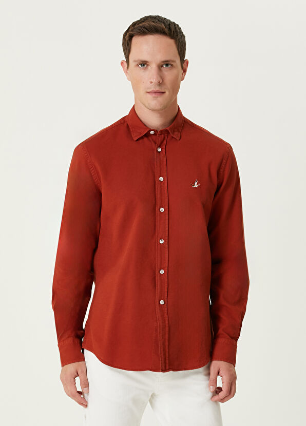 Turuncu Logolu Gömlek Beymen Club Turuncu Logolu Gömlek - 2