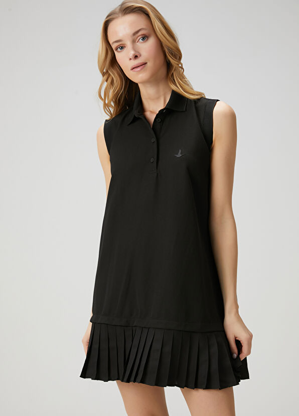Beymen Club Black Mini Polo Dress - 2