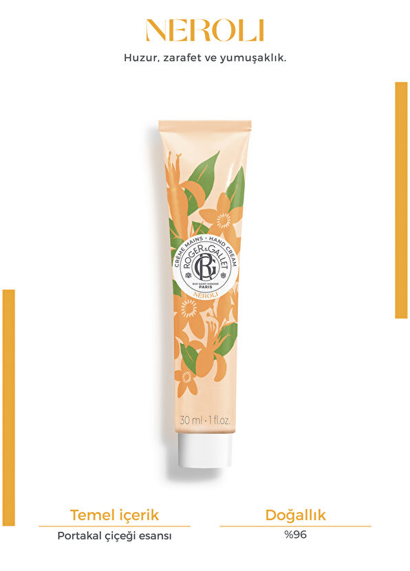 Roger&Gallet Neroli Doğal Portakal Çiçeği Nemlendirici Bakım El Kremi 30 ml - 2