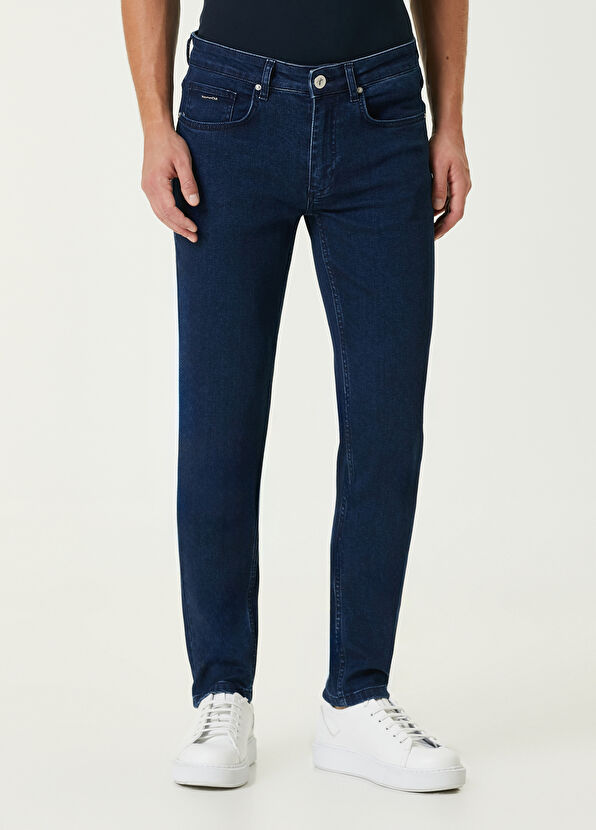 Beymen Club Slim Fit Mavi Örme Jean Pantolon - 2
