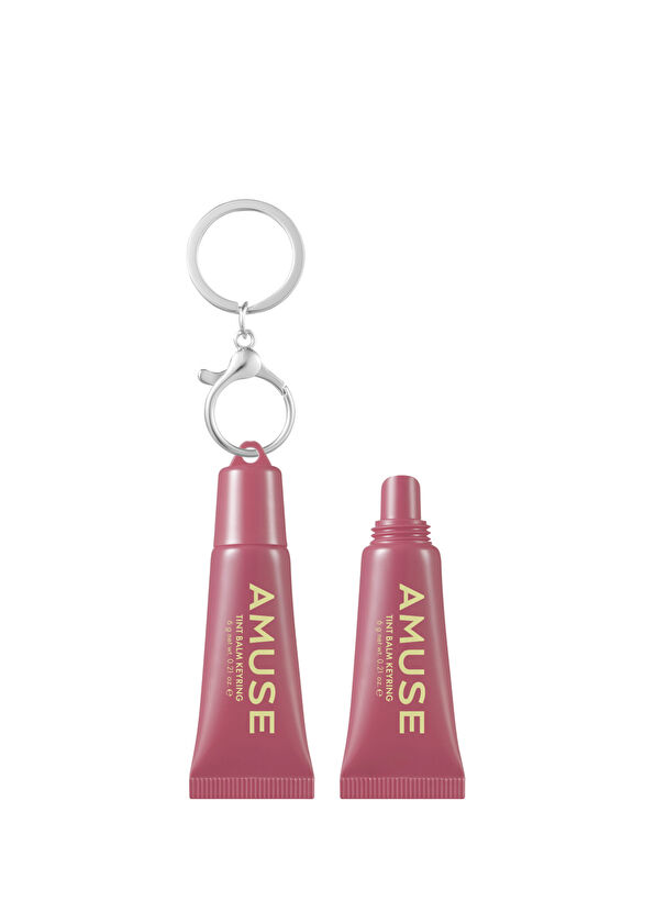 Amuse Care Tint Balm Keyring #05 Rose Me Anti-Wrinkle Nourishing Lip Balm with Keychain 6 gr - 1