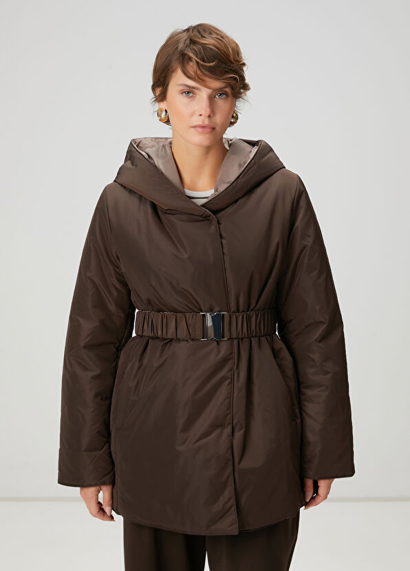 Beymen Club Kahverengi Çift Taraflı Mont - 1