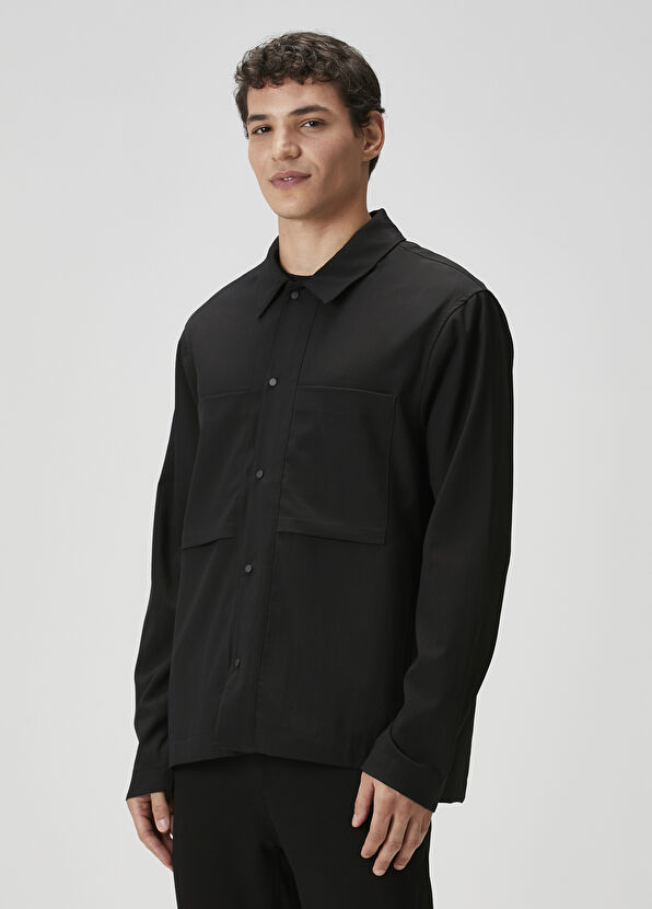 Beymen Club Siyah Dış Gömlek - 4