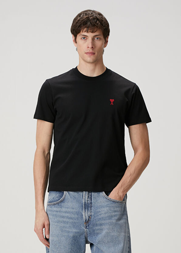 Siyah Organik Pamuk T-shirt - Görsel 3