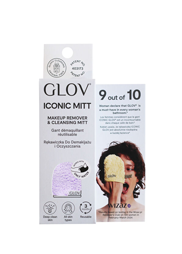 Glov Iconic Mitt - Makeup Remover Cleansing Verry Berry - 4
