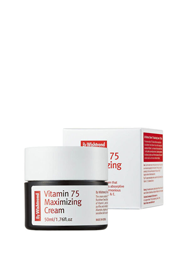 By Wishtrend Vitamin 75 Maximizing Cream C ve E Vitaminli Parlatıcı Yüz Kremi 50 ml - 1
