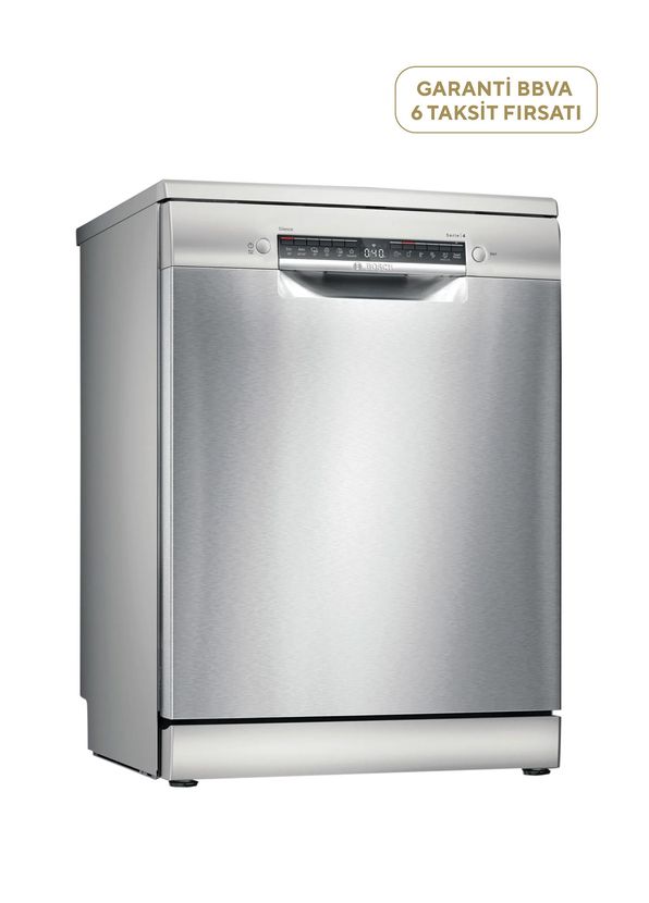 Bosch SMS4IKI62T Serie 4 Inox 6 Program Dishwasher - 1