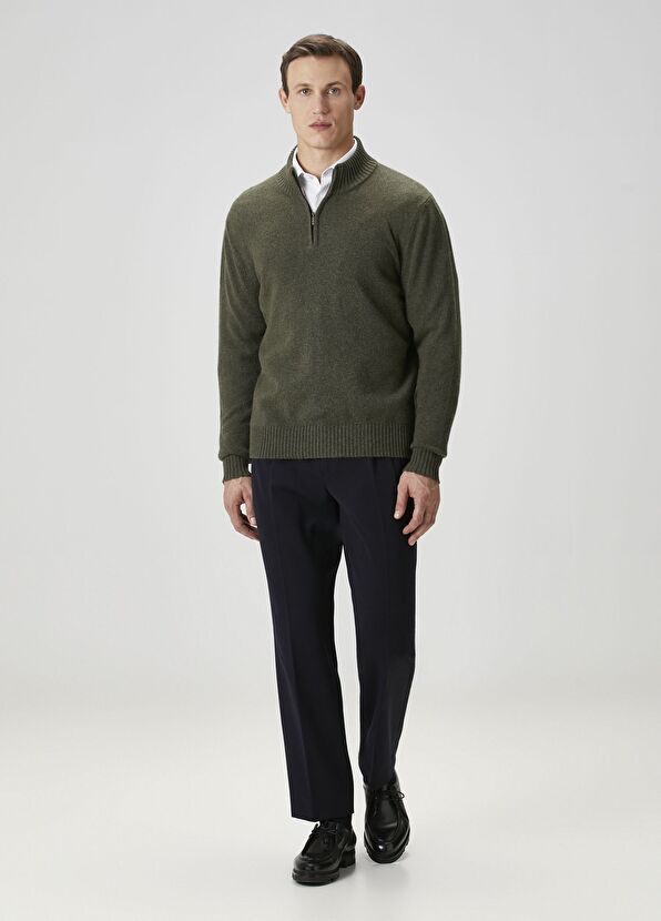 Maurizio Baldassari Dark Green Wool Knitwear - 2