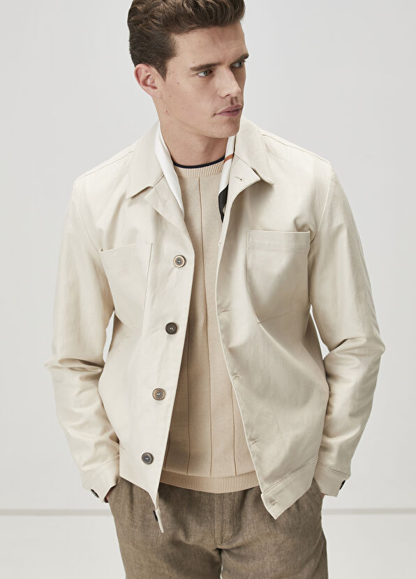 Beymen Club Beige Outer Shirt - 1