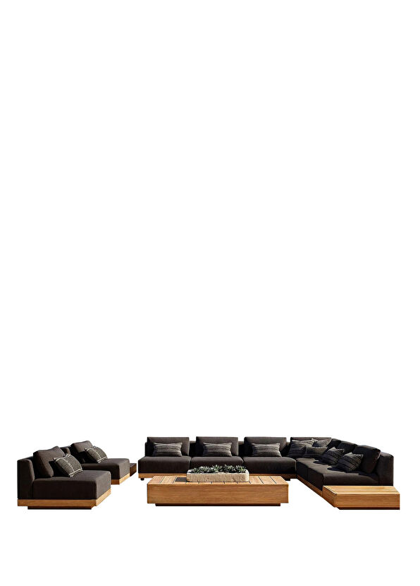 Latanwood Limerence Ahşap Bahçe Oturma Grubu - 1