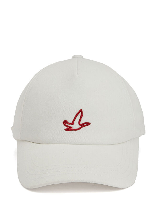 Beymen Club White Logo Embroidered Men's Hat - 2