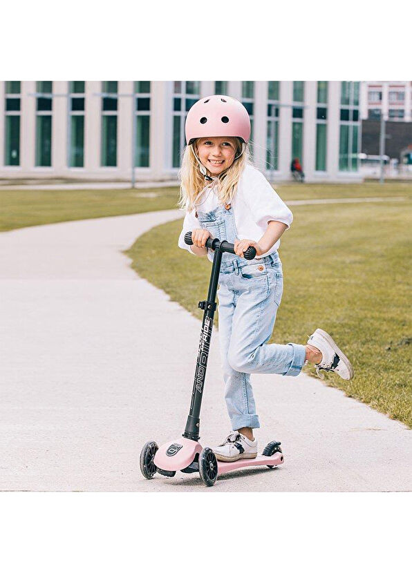 Scoot And Ride Helmet Pembe Bebek Çocuk Kaskı - 2