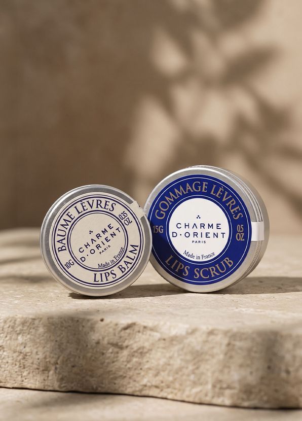 Charme d'Orient Lip Care Kit Purifying Moisturizing Lip Scrub 15 gr + Lip Balm 10 gr Lip Care Set - 2