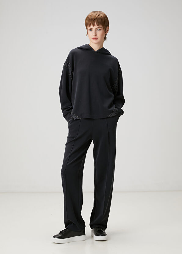 Beymen Club Dark Blue Chain Detailed Sweatpants - 1