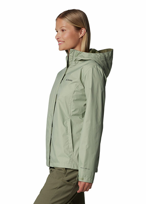 Arcadia II Yeşil Kadın Yağmurluk - Görsel 4