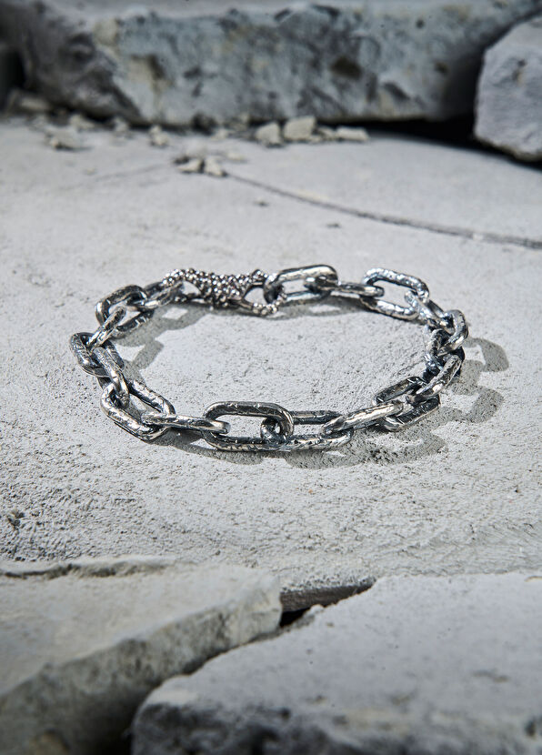 Dunkel Design Francis 925 Ayar Gümüş Erkek Bileklik - 2