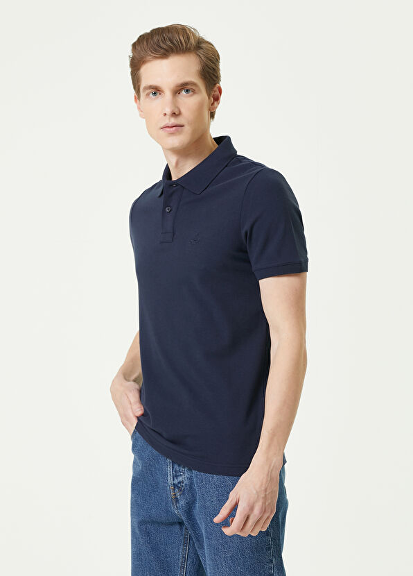 Beymen Club Comfort Fit Lacivert Polo Yaka T-shirt - 2