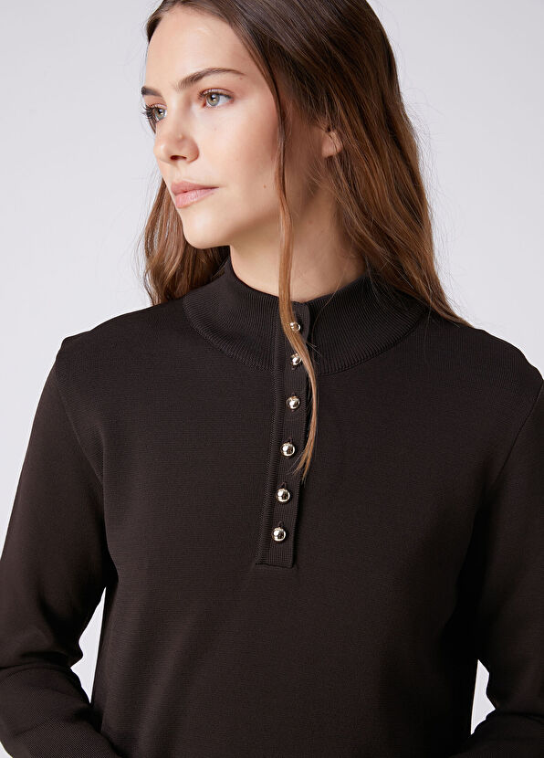 Beymen Club Brown Buttoned Sweater - 2
