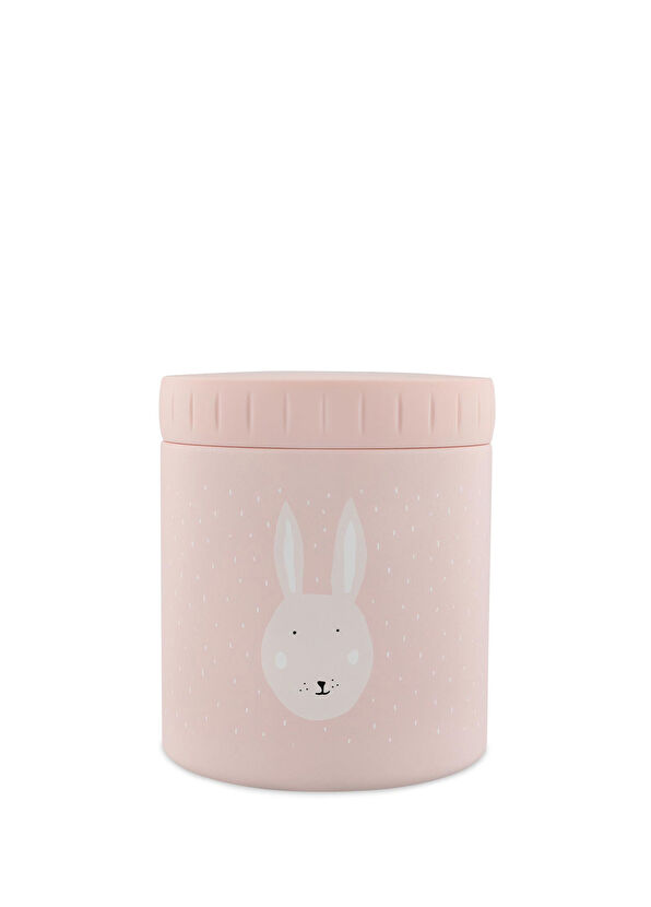 Trixie Mrs. Rabbit Pink Steel Thermal Children's Food Container 500 ml - 1