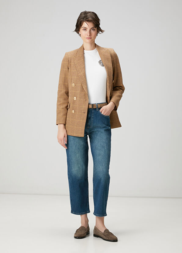 Beymen Club Off-White Crystal T-Shirt - 3