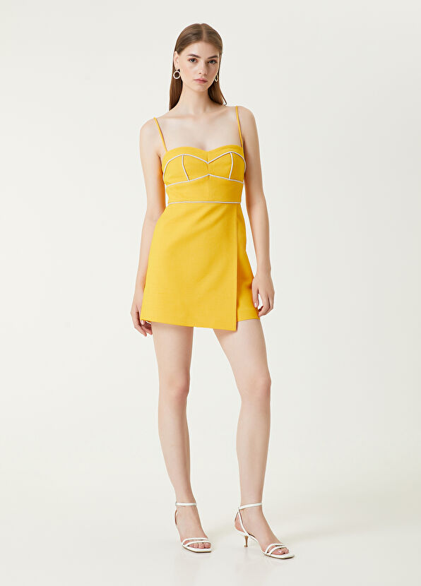 Beymen Club Turuncu Önü Taş Detaylı Tulum - 4