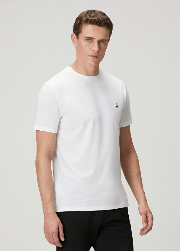 Beymen Club Basic Fit White Cool Active T-Shirt - 1