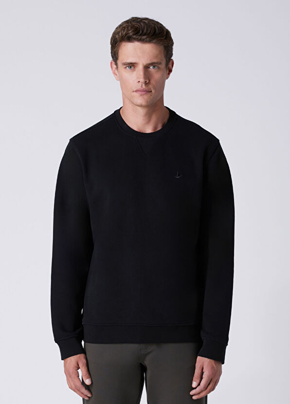 Beymen Club Basic Sweatshirt With Black Logo - 1