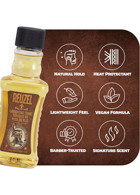 Reuzel Grooming Tonic Hacimlendirici ve Isı Koruyucu Mini Saç Şekillendirme Toniği 100 ml - 2