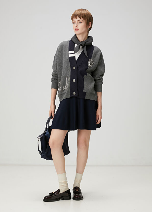 Beymen Club Lacivert Mini Triko Etek - 2