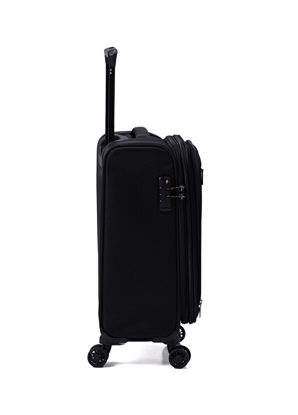 Siyah Kabin Boy Valiz - Görsel 4