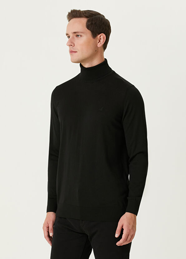 Beymen Club Siyah Yün Kazak - 4