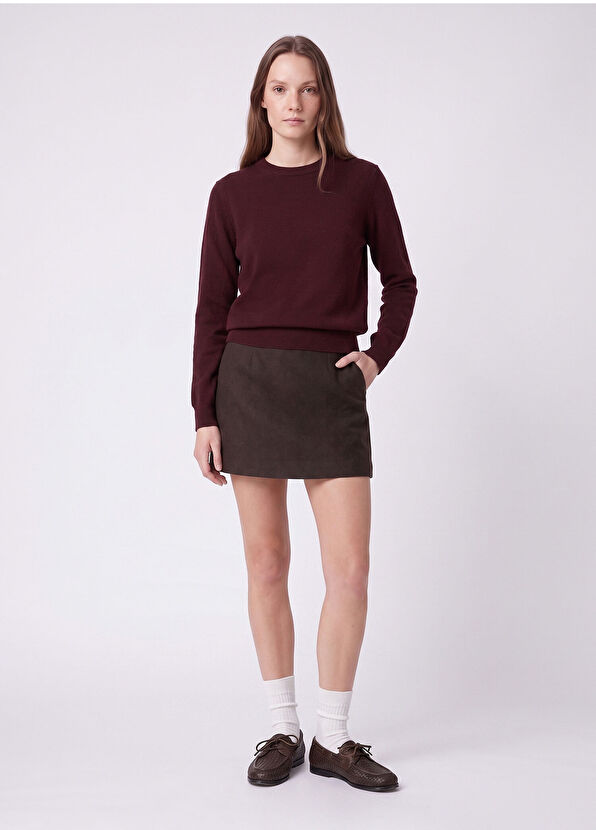 Beymen Club Plum Cashmere Sweater - 2