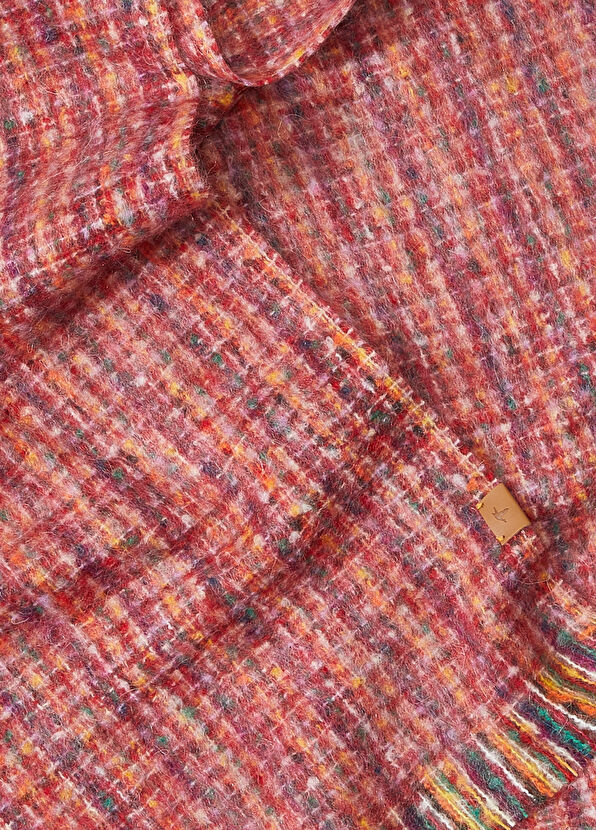 Beymen Club Orange Marbled Womens Scarf - 2