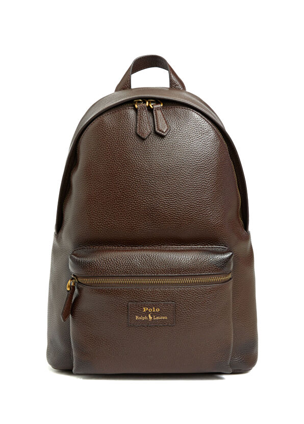 Koyu Kahverengi Erkek Deri Sırt Çantası - Görsel 2