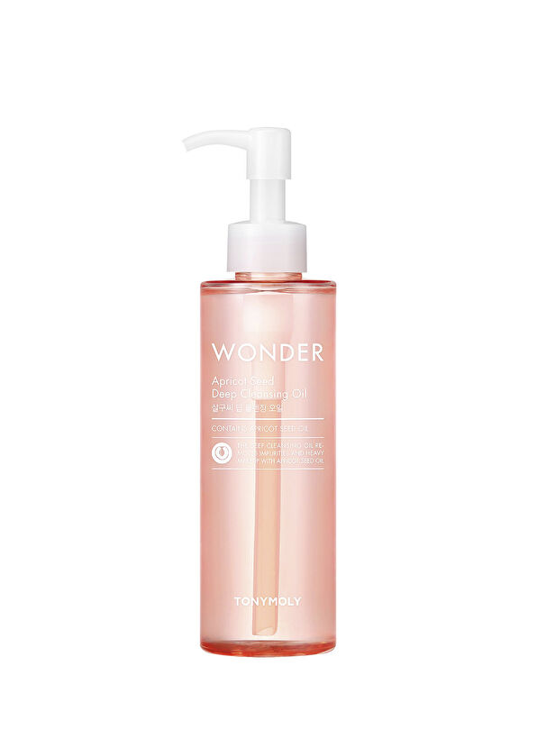 Tonymoly Wonder Moisturizing Apricot Kernel Face Cleansing Oil 190 ml - 1