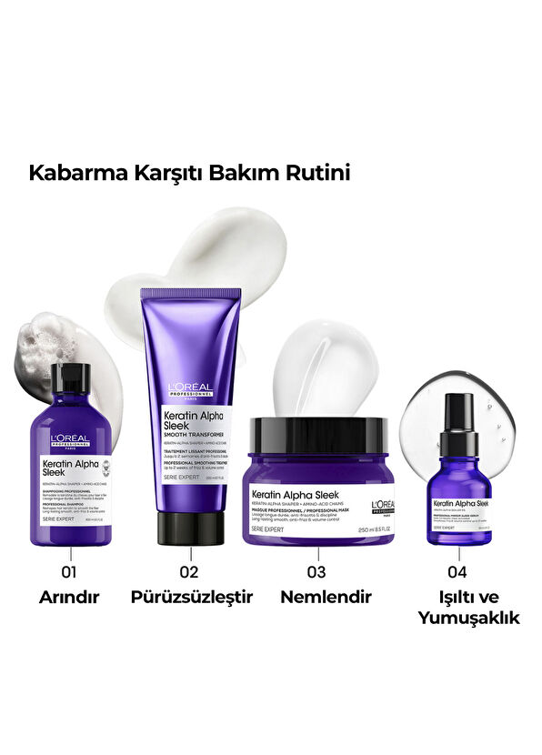 Loreal Professionnel Paris Serie Expert Keratin Alpha Sleek Smoothing Hair Mask 250 ml - 2