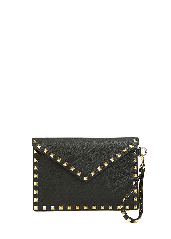 Rockstud Medium Kadın Deri El Portföyü - Görsel 2