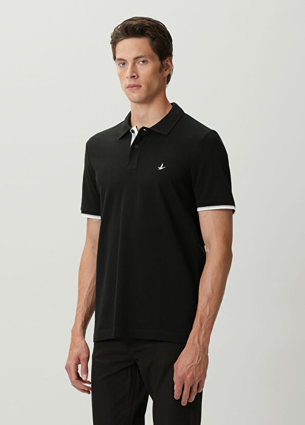 Beymen Club Black Grey Polo T-Shirt - 2