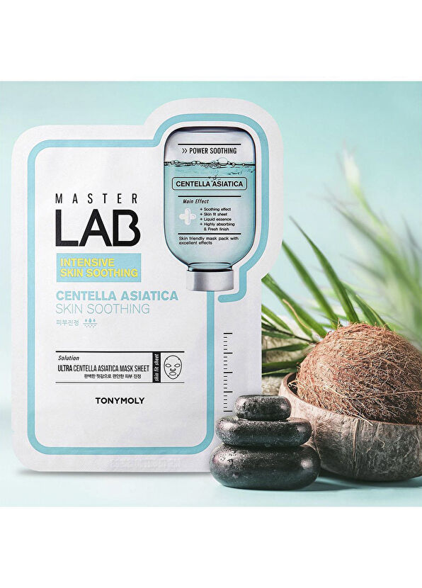 Tonymoly Master LAB Yatıştırıcı Centella Asiatica Cilt Bakımı Yüz Maskesi 1 Adet  - 3