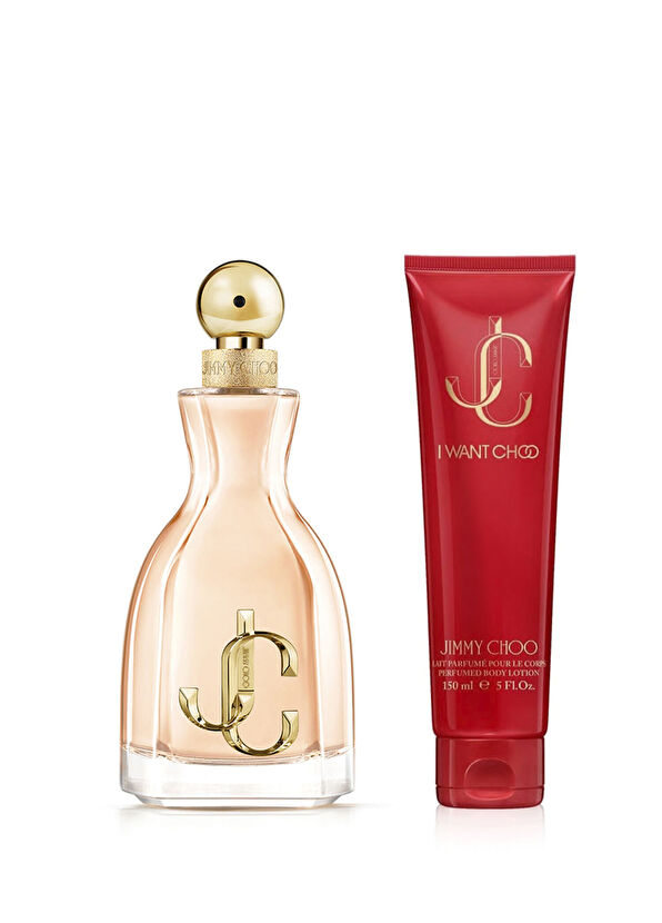Jimmy Choo I Want Choo EDP 100 ml Parfüm + I Want Choo EDP 150 ml Duş Jeli Kadın Parfüm Seti - 1
