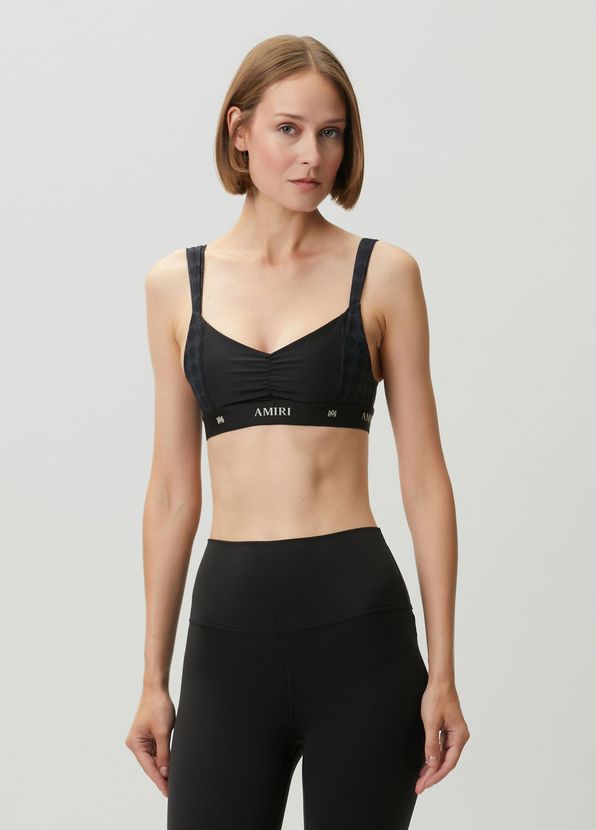 Amiri Black Sports Bra - 1